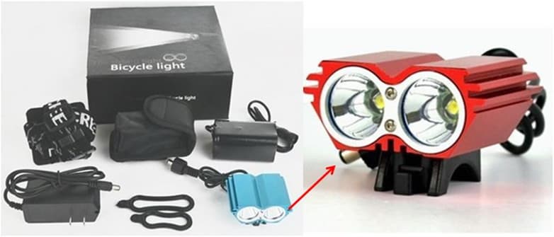 Rechargeable LED Bicycle light